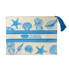 Kosmetická taška na pláž modrá
