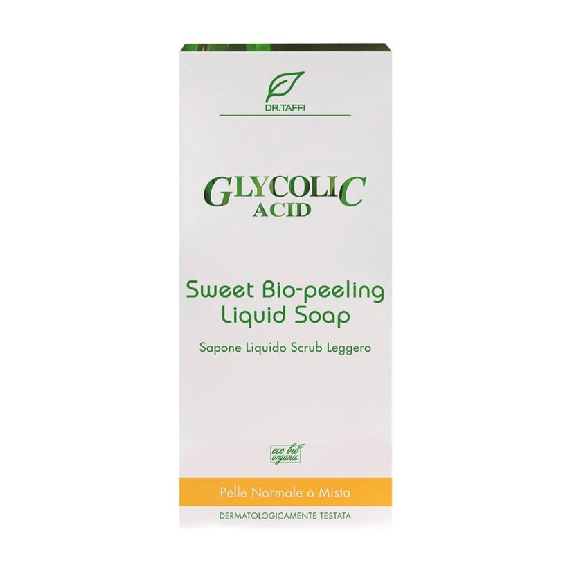 Sladké bio-peelingové tekuté mýdlo 250 ml