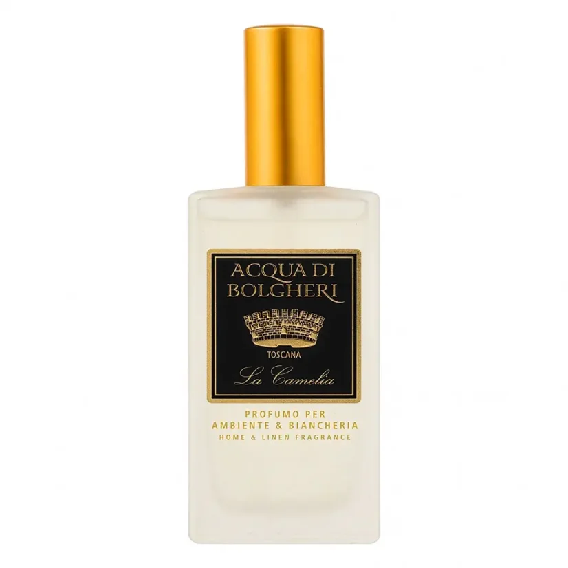 Bytový parfém La Camelia 100 ml se sladkou vůní kamélie a vanilky Acqua di Bolgheri