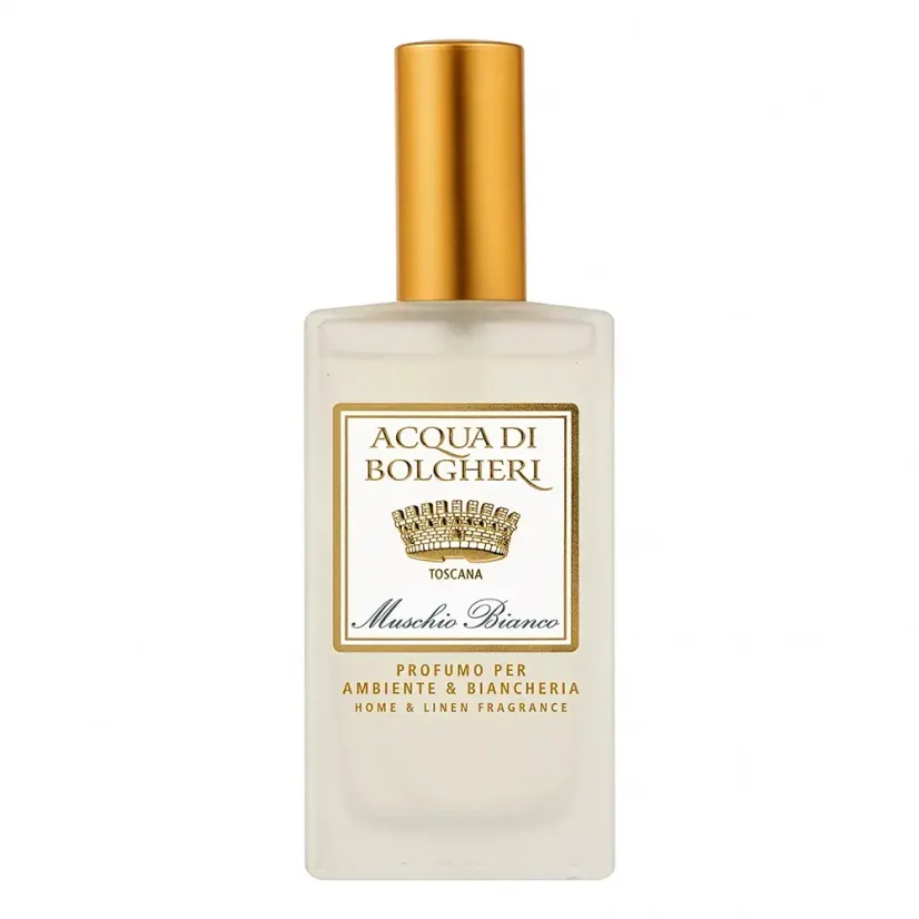 Bytový parfém Muschio Bianco 100 ml s vůní bílého pižma a jasmínu Acqua di Bolgheri