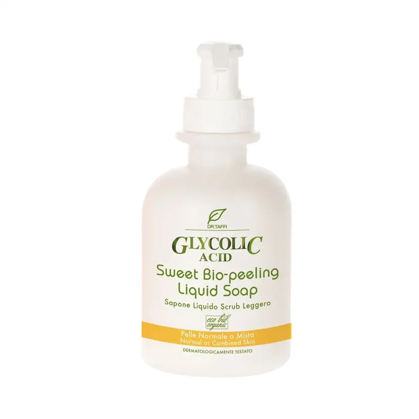 Sladké bio-peelingové tekuté mýdlo 250 ml