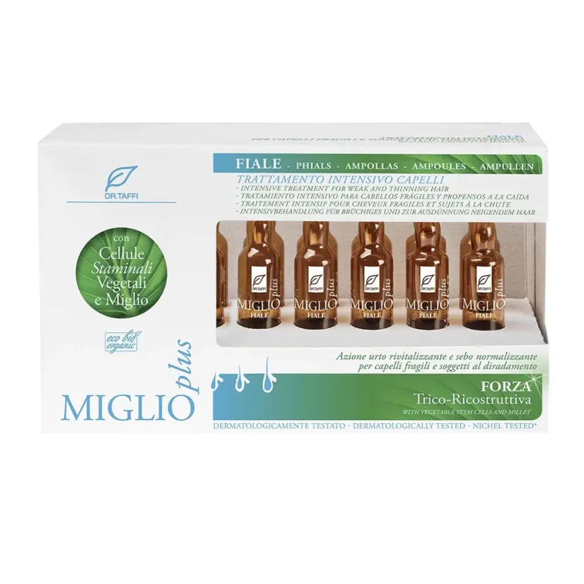 Intenzivní kůra pro křehké vlasy Miglio Plus 12x10 ml