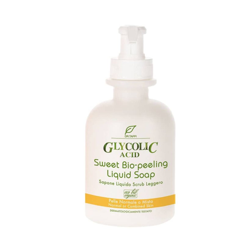 Sladké bio-peelingové tekuté mýdlo 250 ml