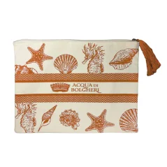 Kosmetická taška na pláž hnědá