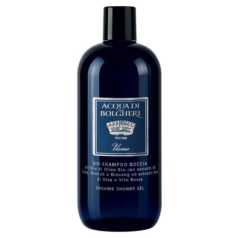 Dárková taška Acqua di Bolgheri – bio sprchový gel Uomo 500 ml