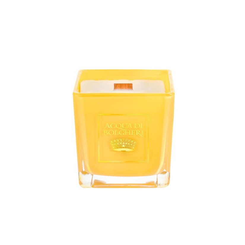 Sójová vonná svíčka Oro 200 g – s dřevěným knotem